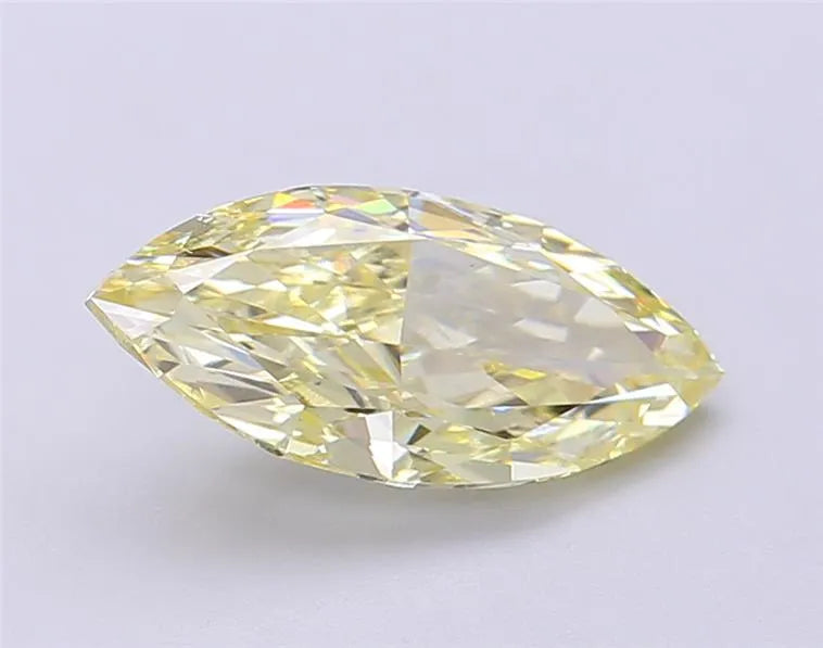 2.00ct Marquise Lab Grown Diamond (Colour Fancy Light Yellow, Clarity VS1, IGI Certified)