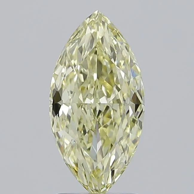 2.00ct Marquise Lab Grown Diamond (Colour Fancy Light Yellow, Clarity VVS2, IGI Certified)