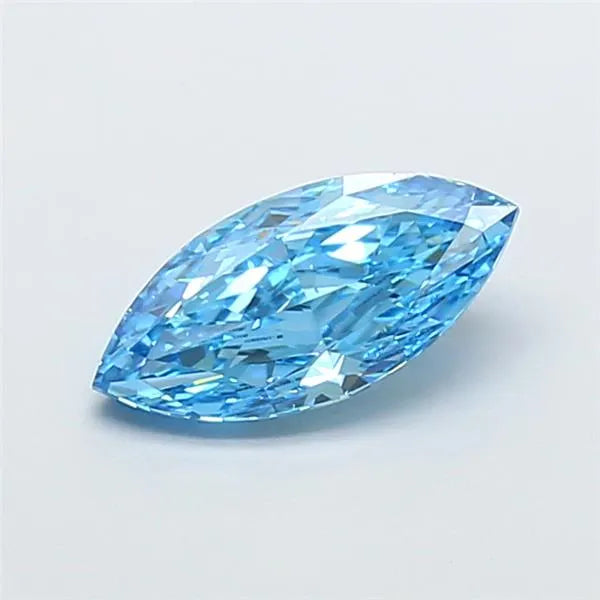 2.00ct Marquise Lab Grown Diamond (Colour Fancy Vivid Blue, Clarity VS2, IGI Certified)