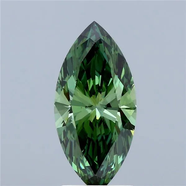 2.00ct Marquise Lab Grown Diamond (Colour Fancy Vivid Green, Clarity VS1, IGI Certified)