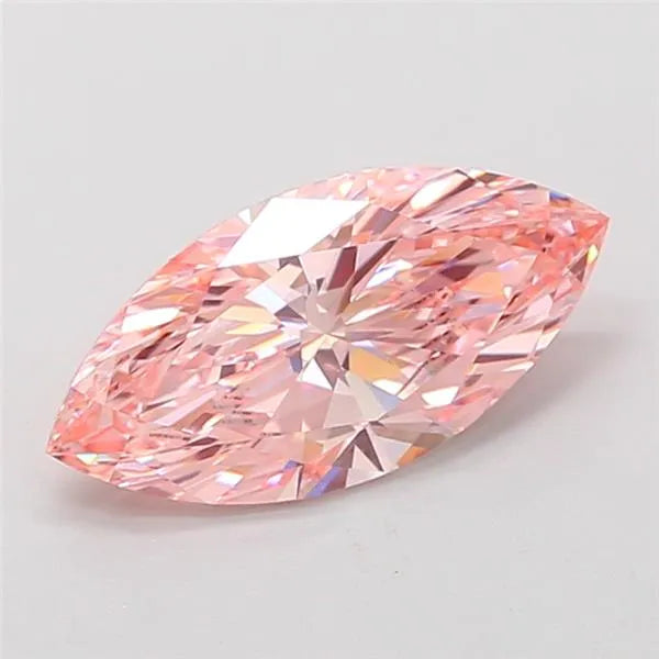 2.00ct Marquise Lab Grown Diamond (Colour Fancy Vivid Pink, Clarity VVS2, IGI Certified)