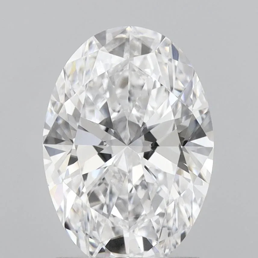 2.00ct Oval Lab Grown Diamond (Colour D, Clarity FL, IGI Certified)