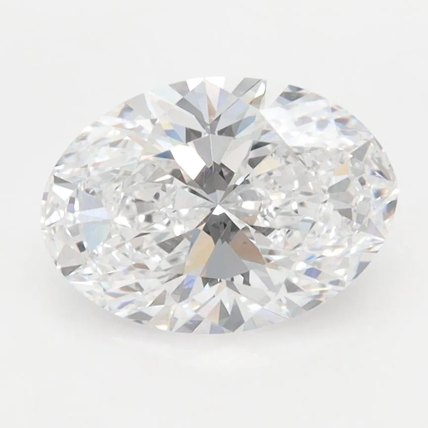 2.00ct Oval Lab Grown Diamond (Colour D, Clarity IF, IGI Certified)