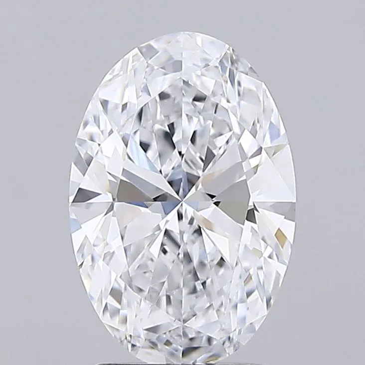 2.00ct Oval Lab Grown Diamond (Colour D, Clarity IF, IGI Certified)