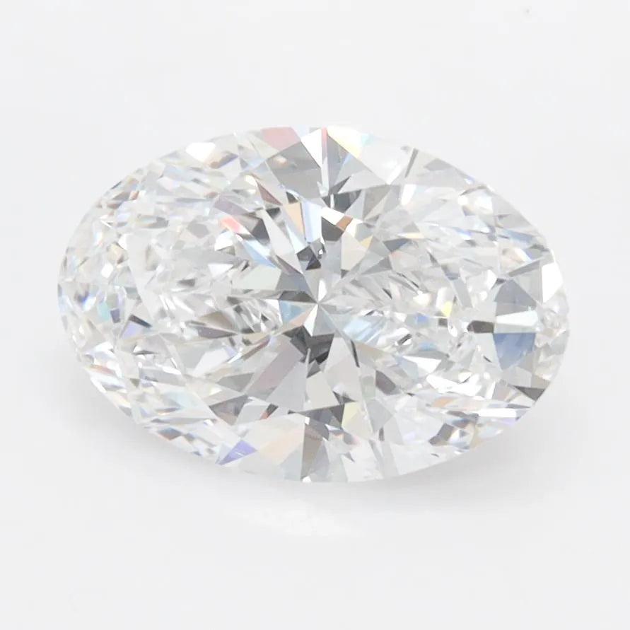 2.00ct Oval Lab Grown Diamond (Colour D, Clarity IF, IGI Certified)