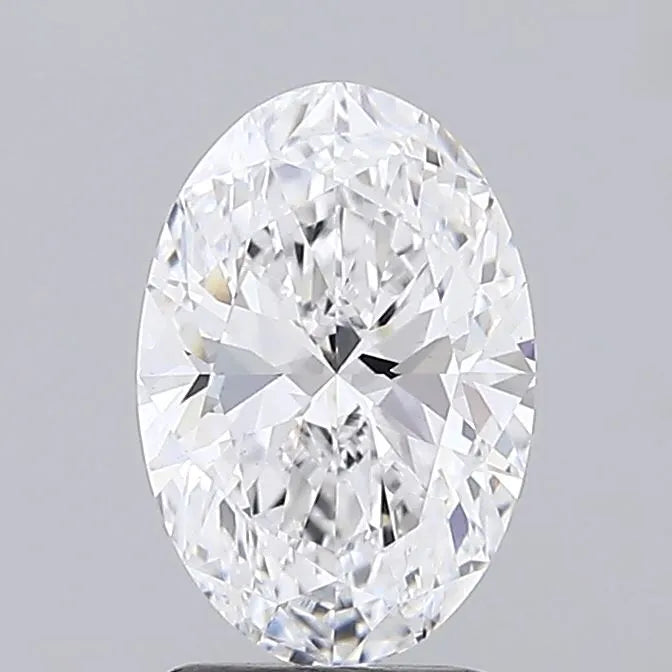 2.00ct Oval Lab Grown Diamond (Colour D, Clarity VS1, IGI Certified)