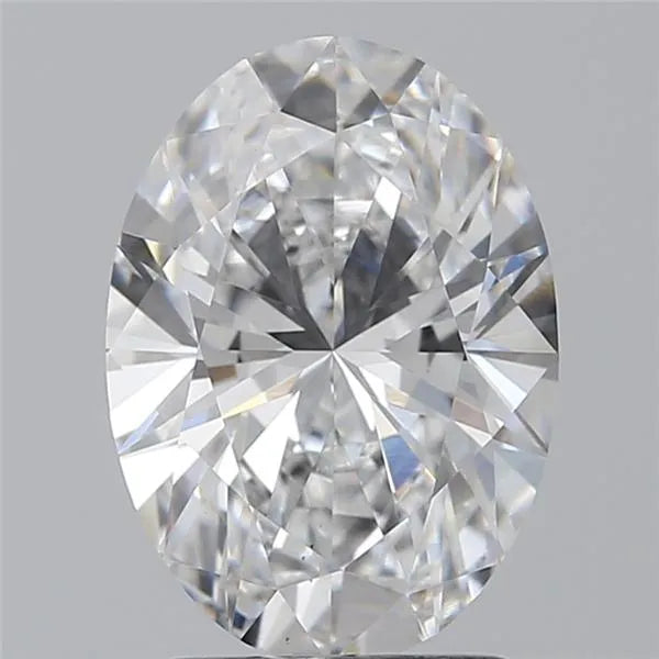 2.00ct Oval Lab Grown Diamond (Colour D, Clarity VS1, IGI Certified)