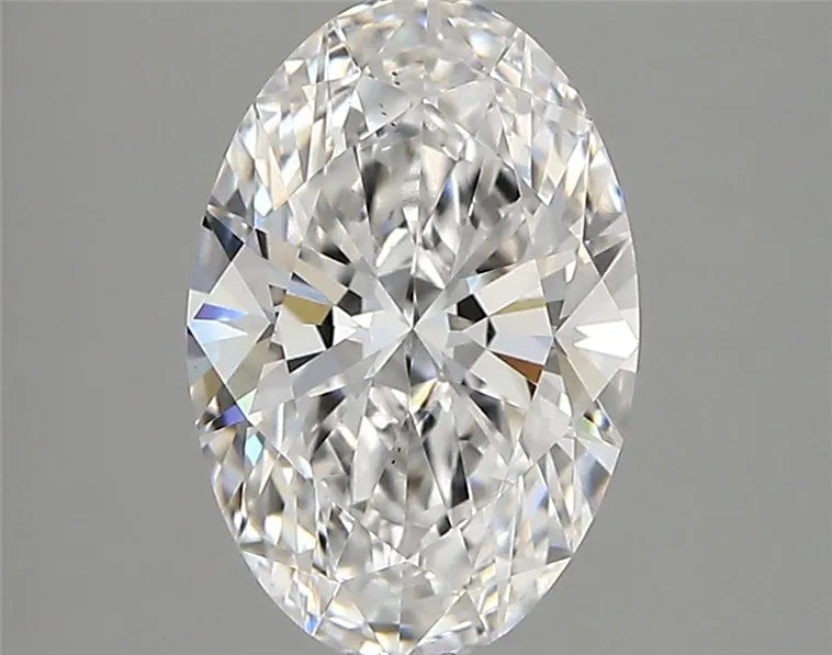 2.00ct Oval Lab Grown Diamond (Colour D, Clarity VS2, IGI Certified)