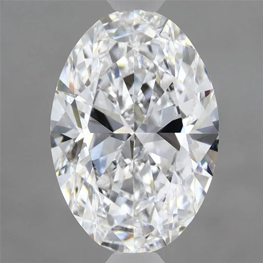 2.00ct Oval Lab Grown Diamond (Colour D, Clarity VVS1, IGI Certified)