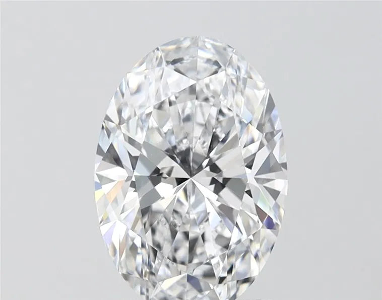 2.00ct Oval Lab Grown Diamond (Colour D, Clarity VVS1, IGI Certified)