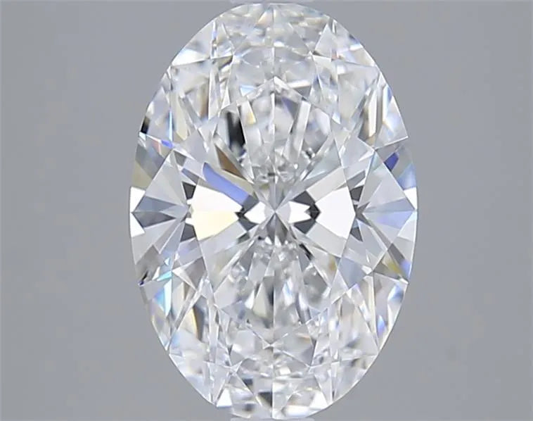 2.00ct Oval Lab Grown Diamond (Colour D, Clarity VVS1, IGI Certified)