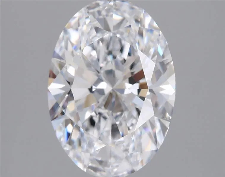 2.00ct Oval Lab Grown Diamond (Colour D, Clarity VVS1, IGI Certified)