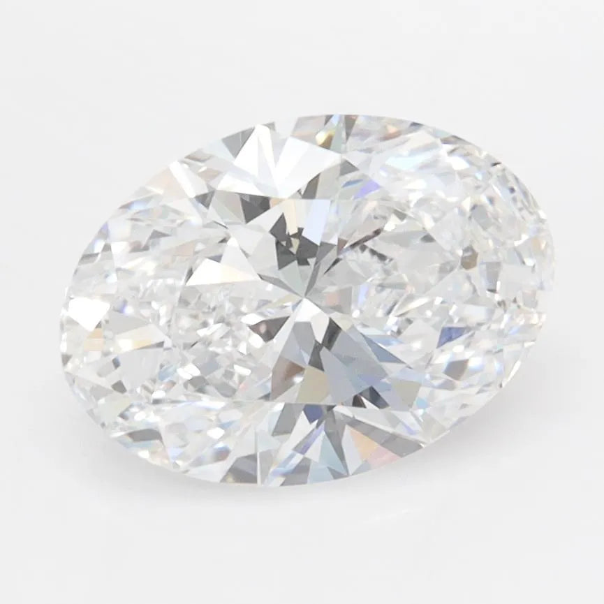 2.00ct Oval Lab Grown Diamond (Colour D, Clarity VVS1, IGI Certified)