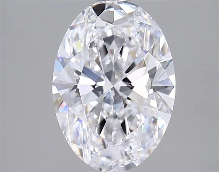 2.00ct Oval Lab Grown Diamond (Colour D, Clarity VVS1, IGI Certified)