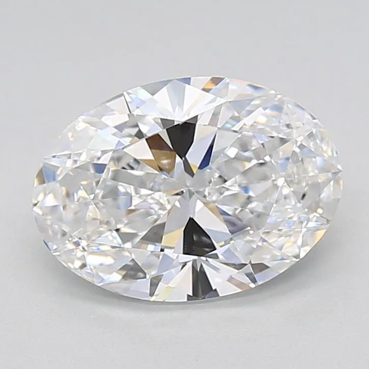 2.00ct Oval Lab Grown Diamond (Colour D, Clarity VVS1, IGI Certified)