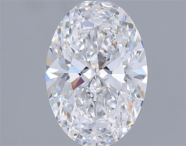 2.00ct Oval Lab Grown Diamond (Colour D, Clarity VVS2, GIA Certified)