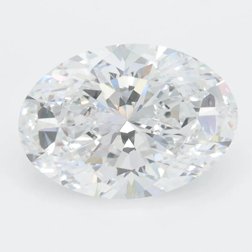 2.00ct Oval Lab Grown Diamond (Colour D, Clarity VVS2, GIA Certified)