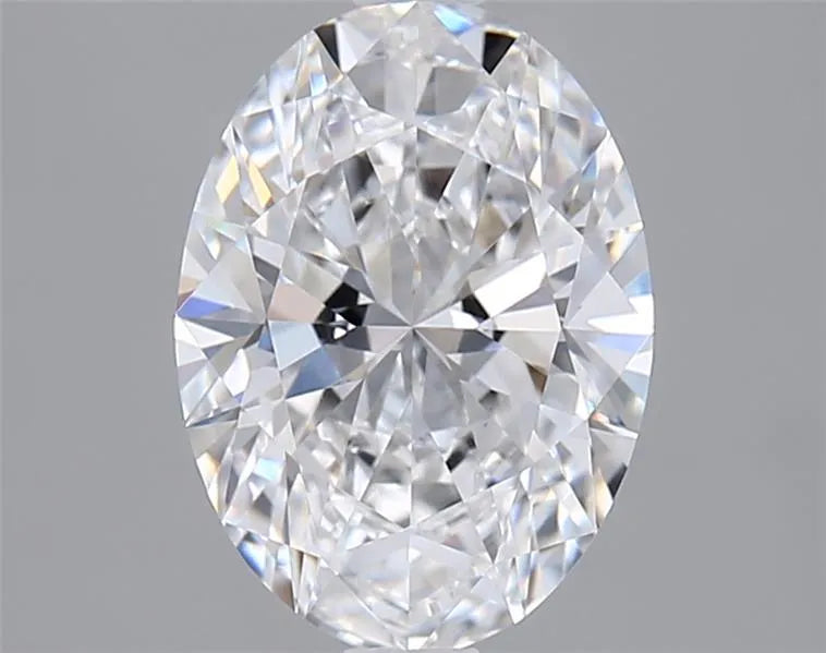2.00ct Oval Lab Grown Diamond (Colour D, Clarity VVS2, IGI Certified)
