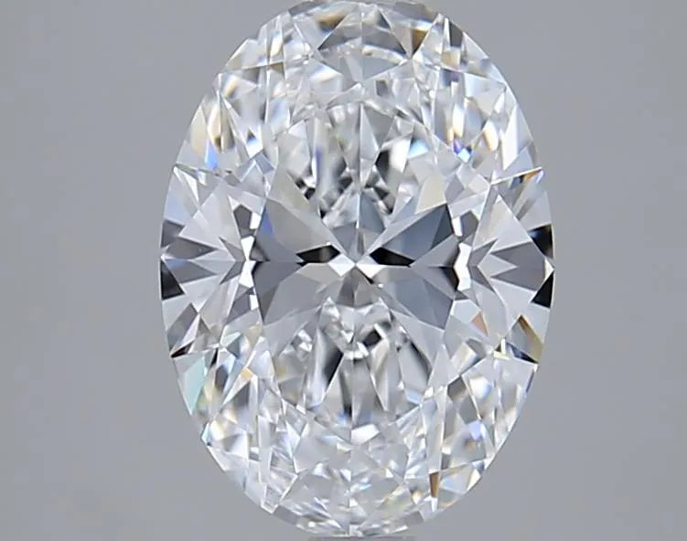 2.00ct Oval Lab Grown Diamond (Colour D, Clarity VVS2, IGI Certified)