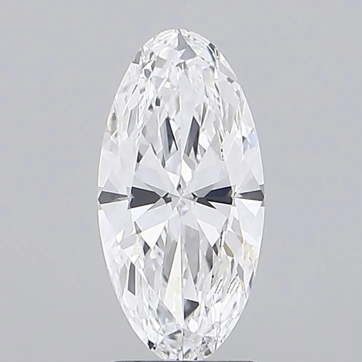 2.00ct Oval Lab Grown Diamond (Colour D, Clarity VVS2, IGI Certified)