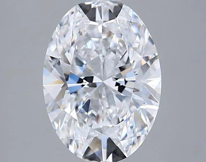 2.00ct Oval Lab Grown Diamond (Colour D, Clarity VVS2, IGI Certified)