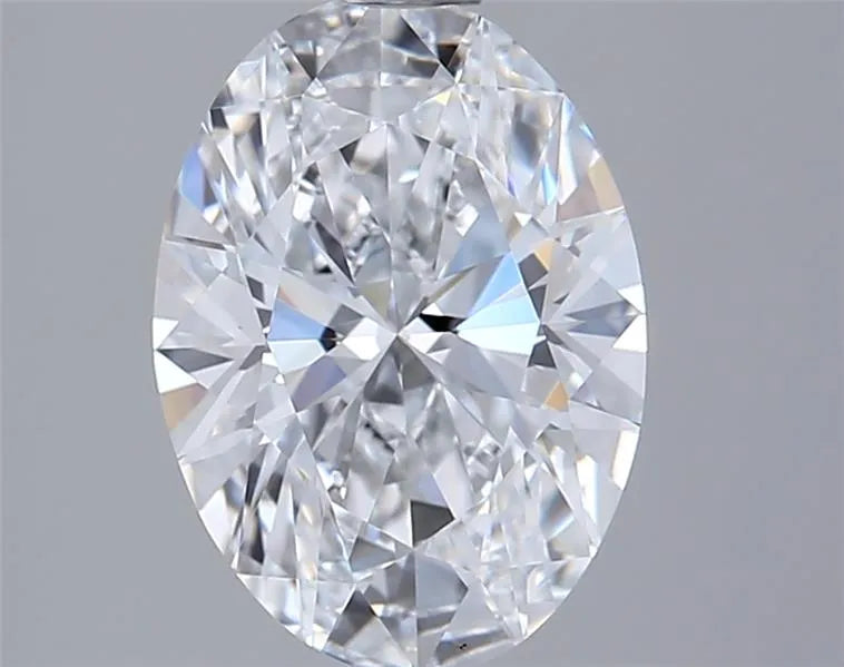 2.00ct Oval Lab Grown Diamond (Colour D, Clarity VVS2, IGI Certified)