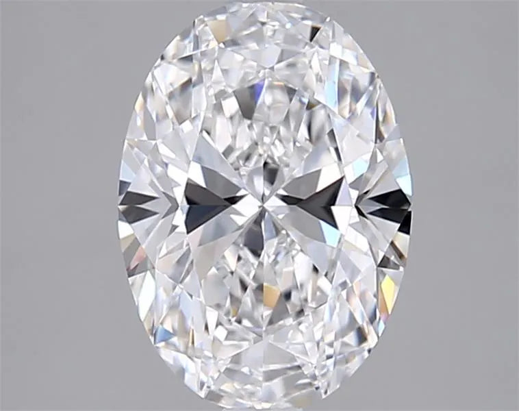 2.00ct Oval Lab Grown Diamond (Colour D, Clarity VVS2, IGI Certified)