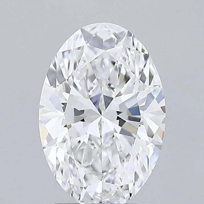 2.00ct Oval Lab Grown Diamond (Colour D, Clarity VVS2, IGI Certified)