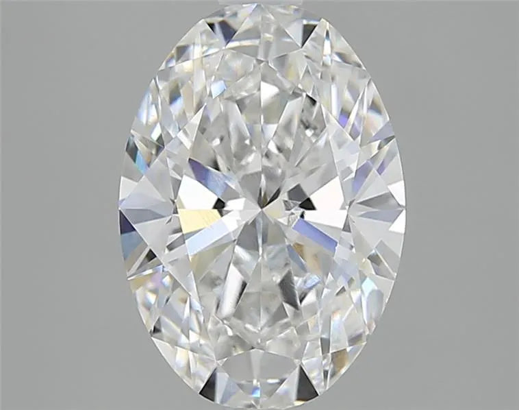 2.00ct Oval Lab Grown Diamond (Colour D, Clarity VVS2, IGI Certified)