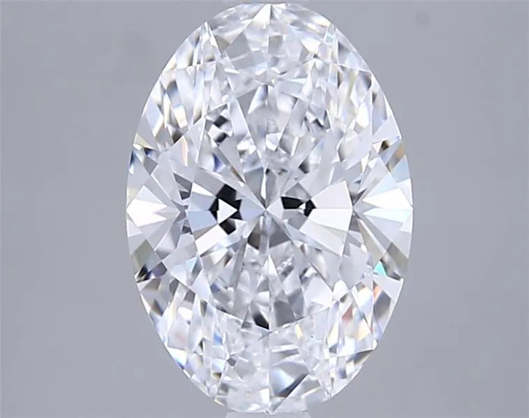 2.00ct Oval Lab Grown Diamond (Colour D, Clarity VVS2, IGI Certified)