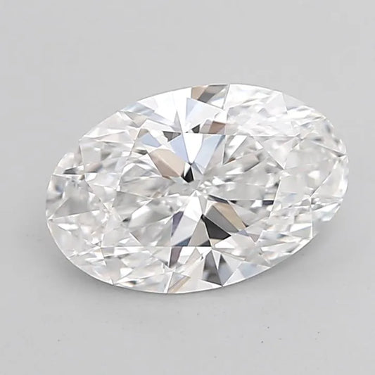 2.00ct Oval Lab Grown Diamond (Colour D, Clarity VVS2, IGI Certified)