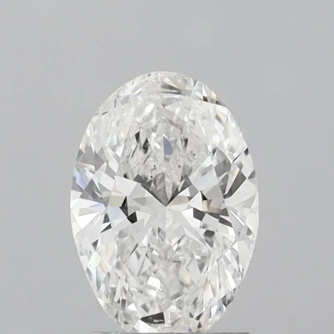 2.00ct Oval Lab Grown Diamond (Colour E, Clarity SI1, IGI Certified)