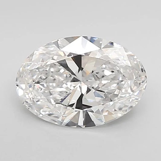 2.00ct Oval Lab Grown Diamond (Colour E, Clarity VS1, IGI Certified)