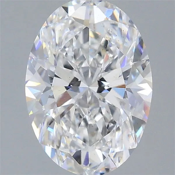 2.00ct Oval Lab Grown Diamond (Colour E, Clarity VS2, IGI Certified)