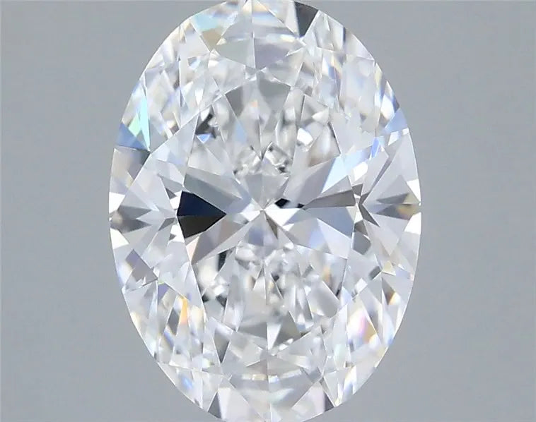 2.00ct Oval Lab Grown Diamond (Colour E, Clarity VVS1, IGI Certified)