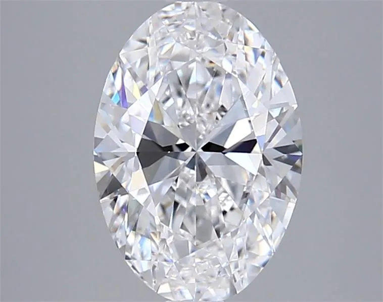 2.00ct Oval Lab Grown Diamond (Colour E, Clarity VVS1, IGI Certified)