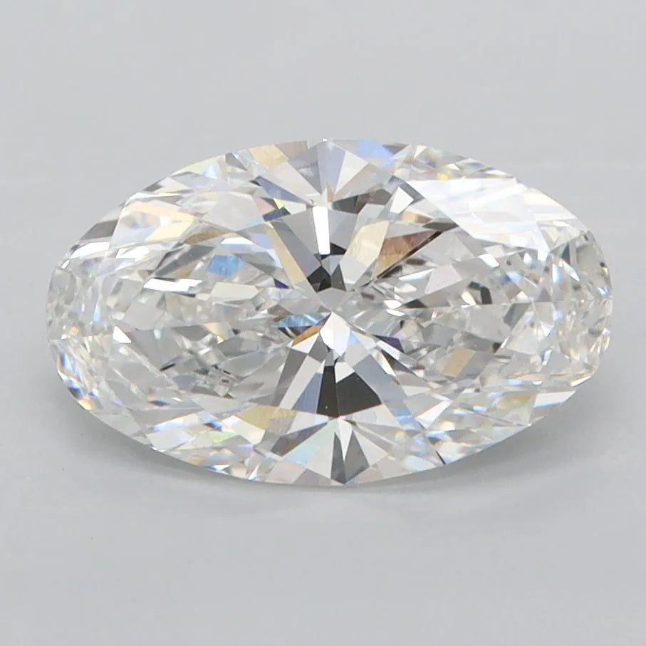 2.00ct Oval Lab Grown Diamond (Colour E, Clarity VVS1, IGI Certified)
