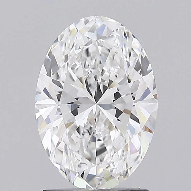 2.00ct Oval Lab Grown Diamond (Colour E, Clarity VVS1, IGI Certified)