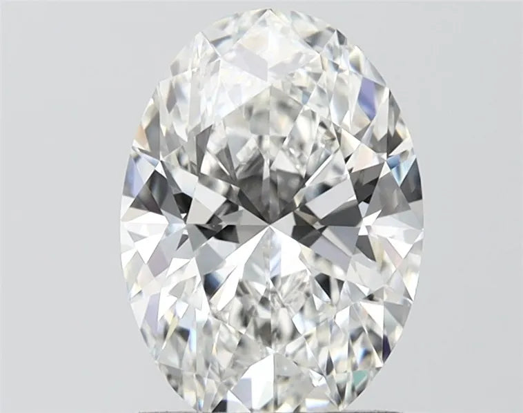 2.00ct Oval Lab Grown Diamond (Colour E, Clarity VVS1, IGI Certified)