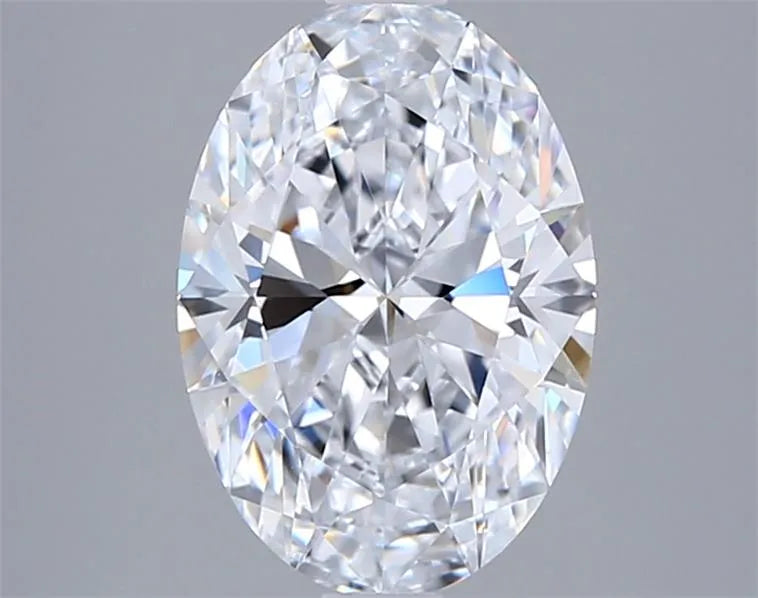 2.00ct Oval Lab Grown Diamond (Colour E, Clarity VVS1, IGI Certified)