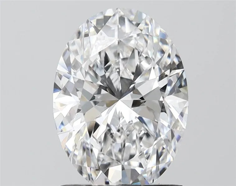 2.00ct Oval Lab Grown Diamond (Colour E, Clarity VVS1, IGI Certified)