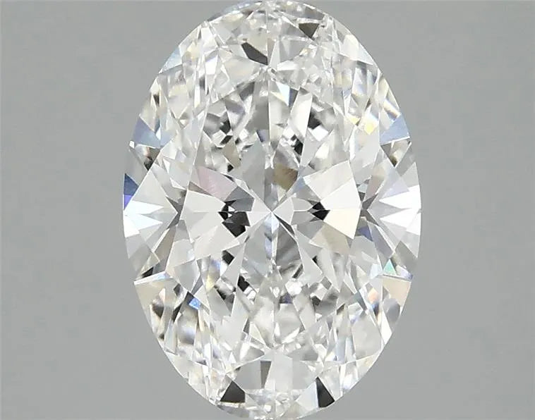 2.00ct Oval Lab Grown Diamond (Colour E, Clarity VVS2, IGI Certified)