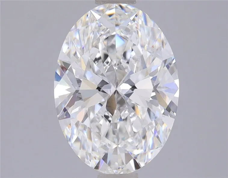 2.00ct Oval Lab Grown Diamond (Colour E, Clarity VVS2, IGI Certified)