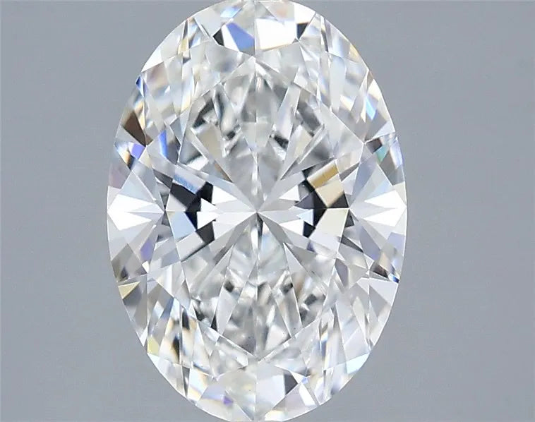 2.00ct Oval Lab Grown Diamond (Colour E, Clarity VVS2, IGI Certified)