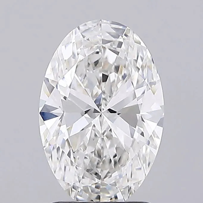 2.00ct Oval Lab Grown Diamond (Colour E, Clarity VVS2, IGI Certified)
