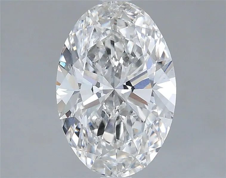 2.00ct Oval Lab Grown Diamond (Colour F, Clarity VVS2, IGI Certified)
