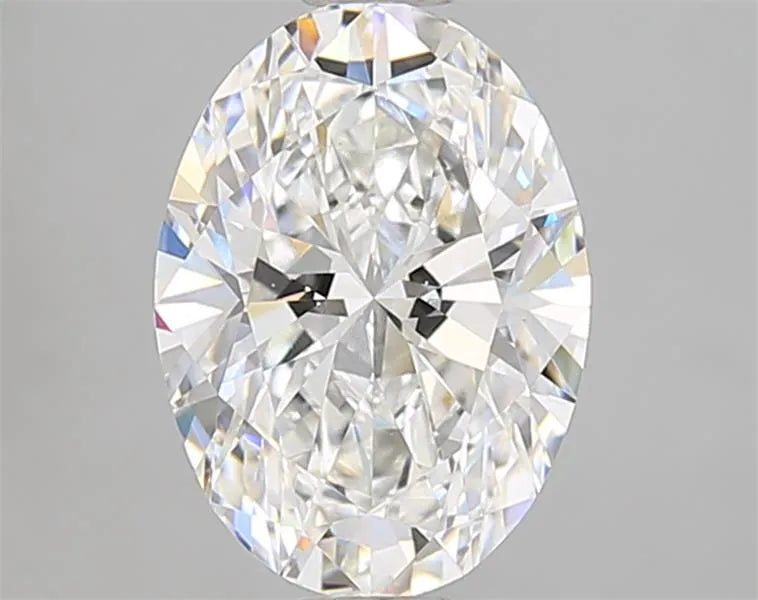 2.00ct Oval Lab Grown Diamond (Colour F, Clarity VVS2, IGI Certified)