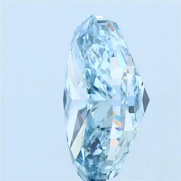 2.00ct Oval Lab Grown Diamond (Colour Fancy Intense Blue, Clarity VS2, IGI Certified)