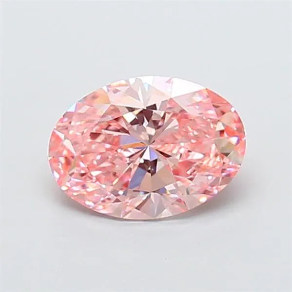 2.00ct Oval Lab Grown Diamond (Colour Fancy Vivid Pink, Clarity VS1, IGI Certified)