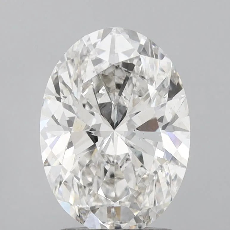 2.00ct Oval Lab Grown Diamond (Colour G, Clarity VS2, IGI Certified)